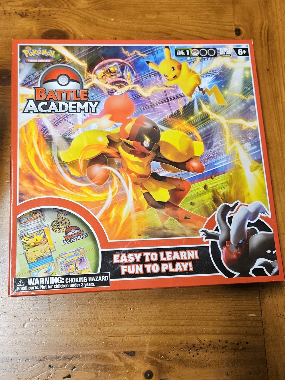 Pokemon Battle Academy Kids Toy Game - Red/Yellow Box